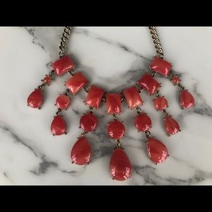 Coral stone necklace
